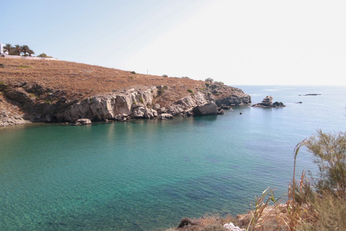 Syros- fünf wunderschöne Strände. Hier Ambela Bucht.