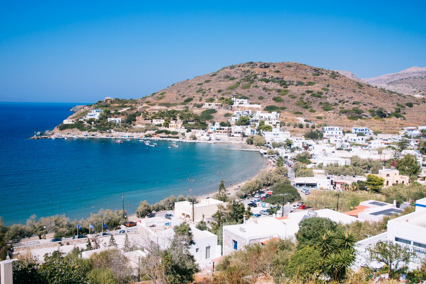 Kini Bucht, einer der schönsten Strände von Syros