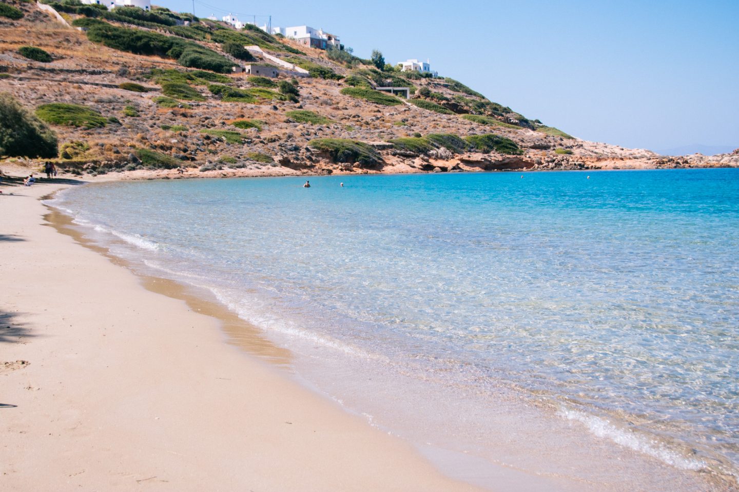 Syros- fünf wunderschöne Strände. Hier, Loto Beach bei Kini.