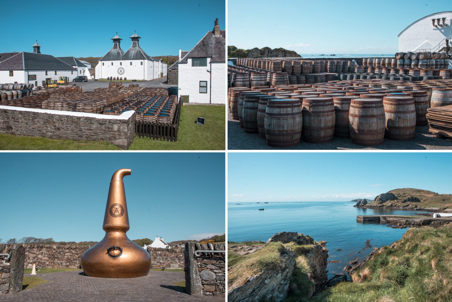Ardbeg Destillery - Whisky Destillery auf der Insel Islay, Schottland