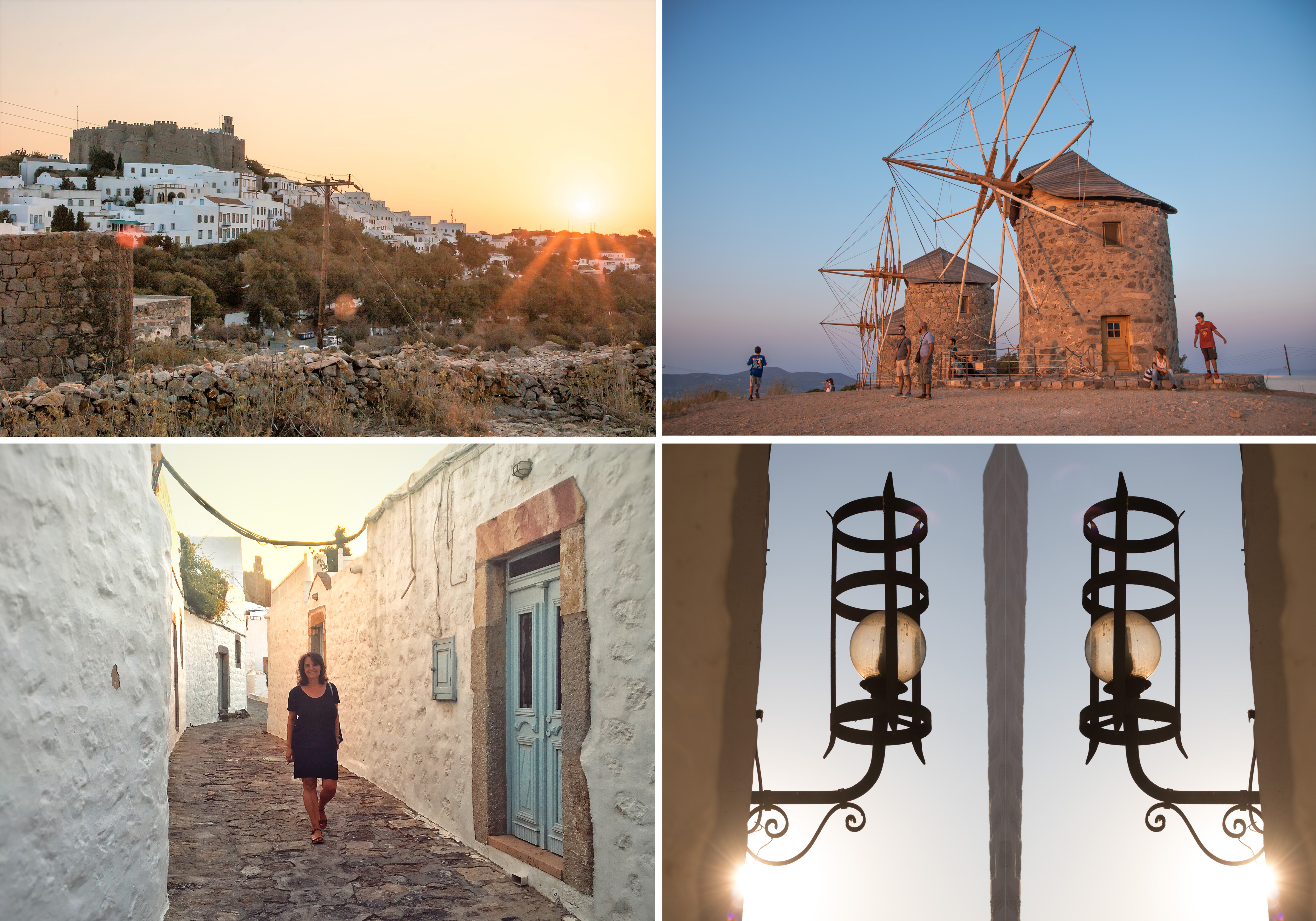 Patmos Chora, Abendstimmung