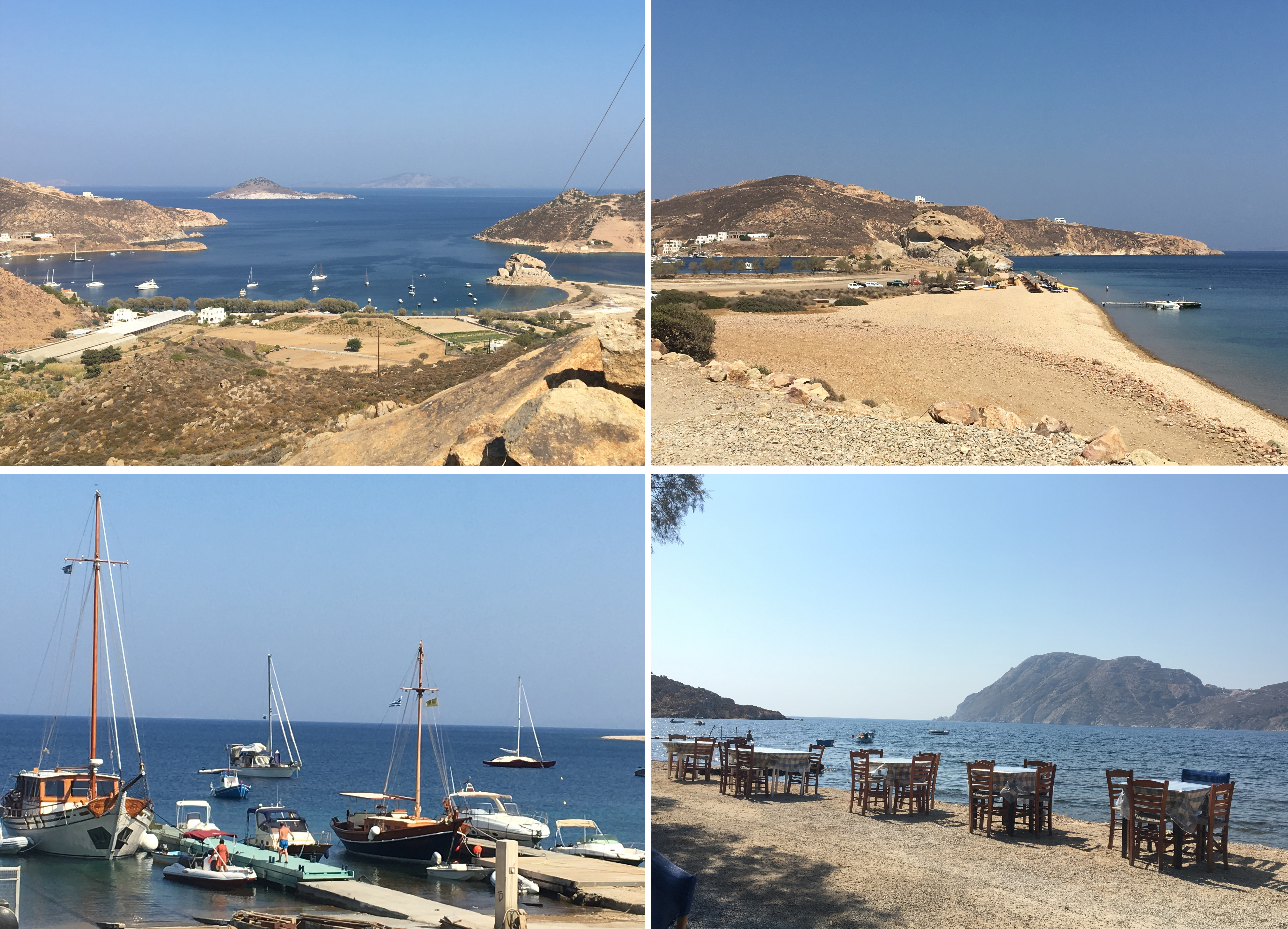 Im Süden der Insel südlich von Petra Strand und bei der Taverne to Diakofto