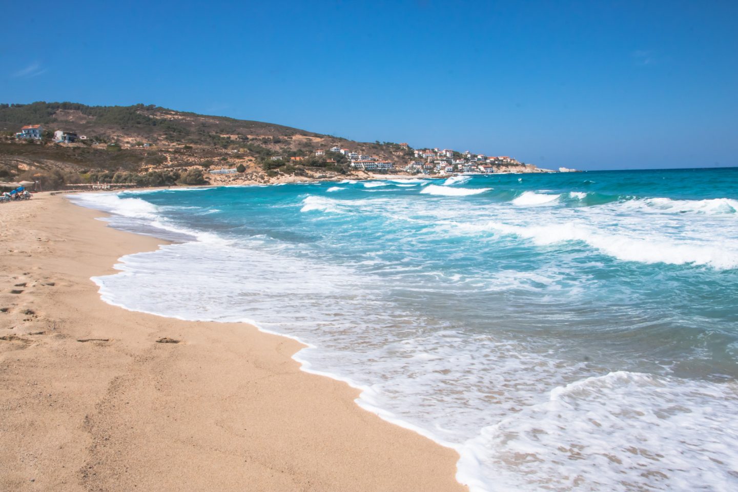 Mesakti Beach im norden von Ikaria 