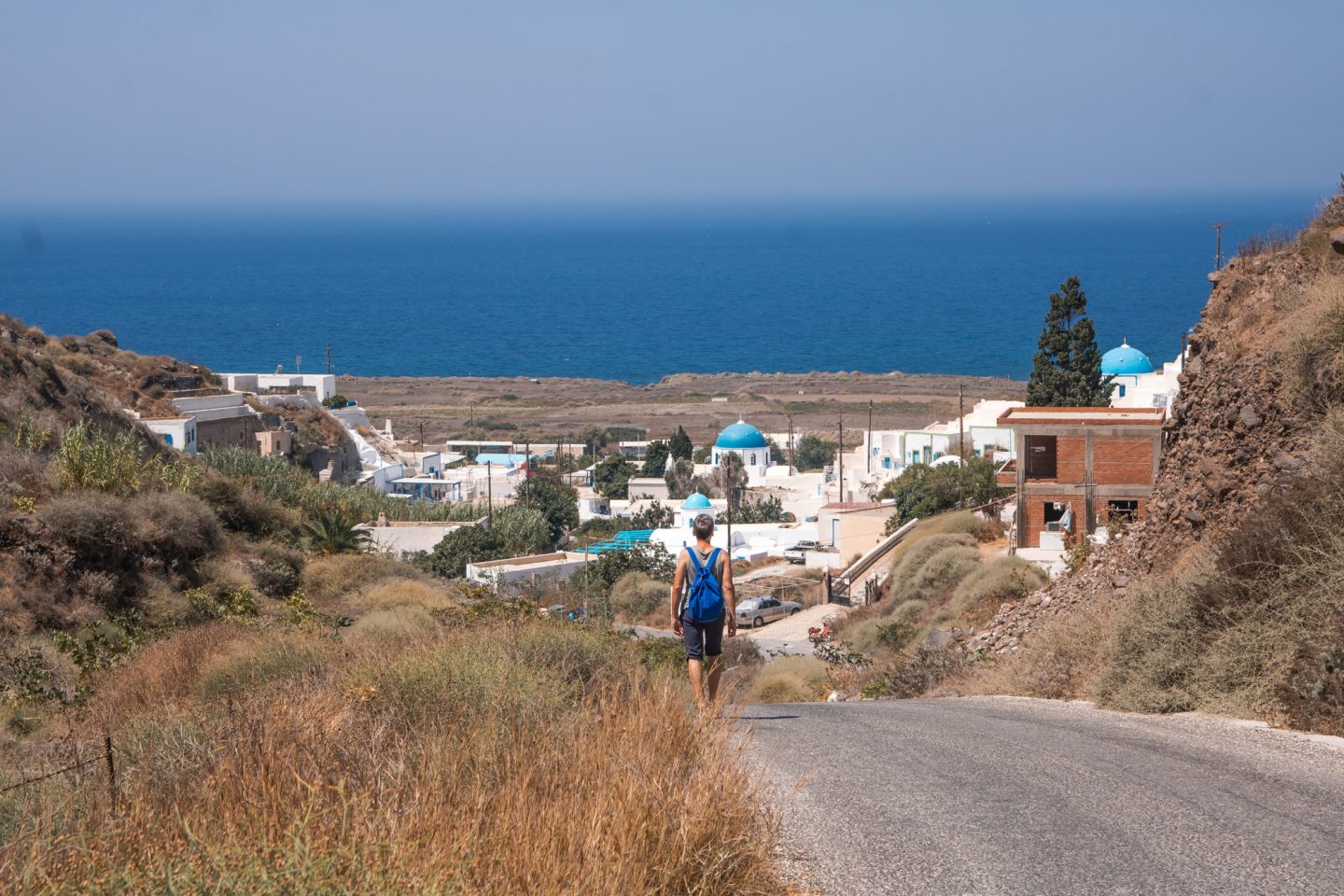 Thirassia - das Dorf Potamos