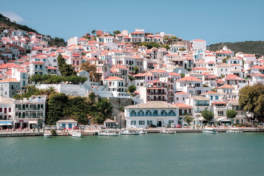 Skopelos Stadt, Hauptort der Insel Skopelos in den Nördlichen Sporaden