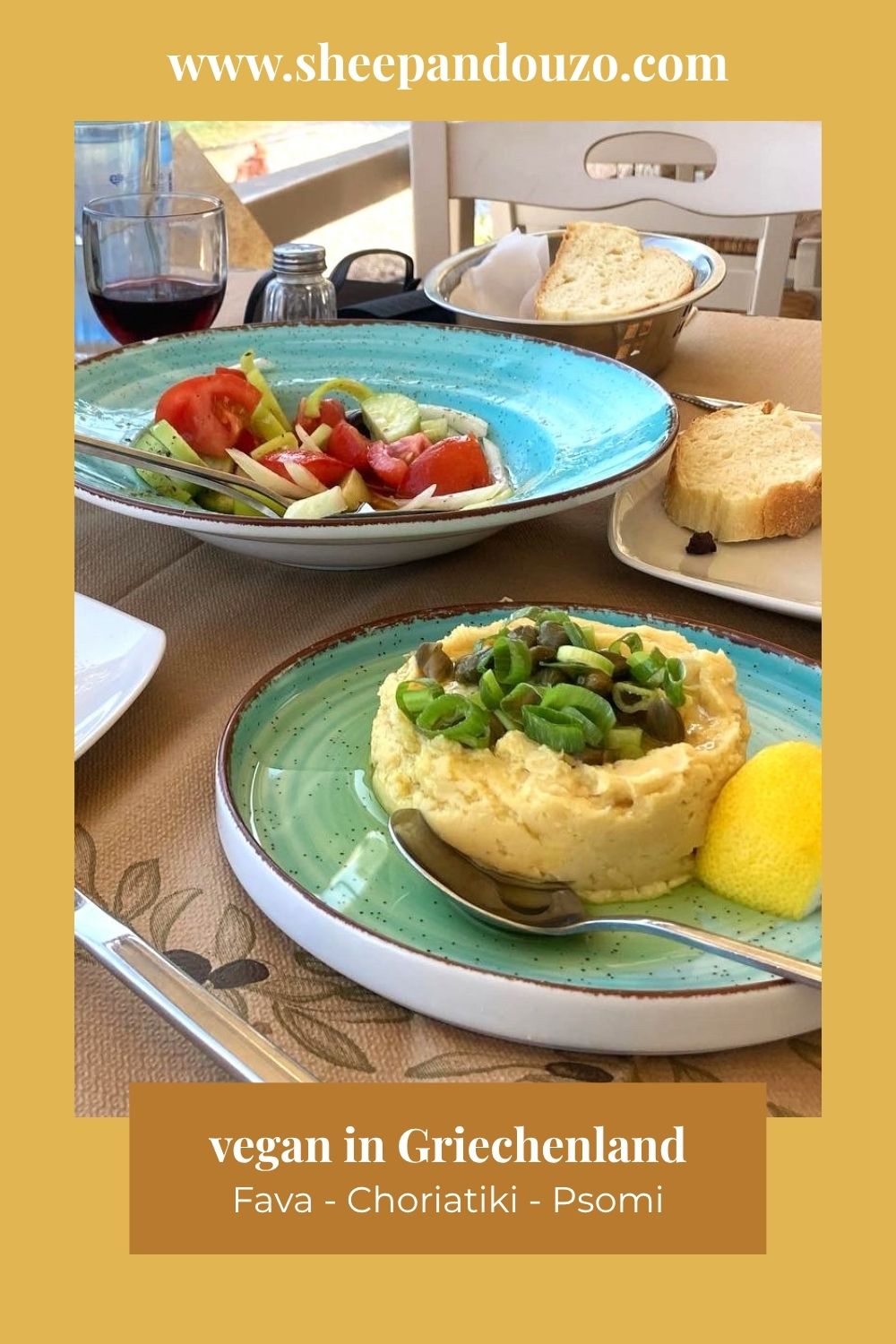 vegane griechische Mezedes